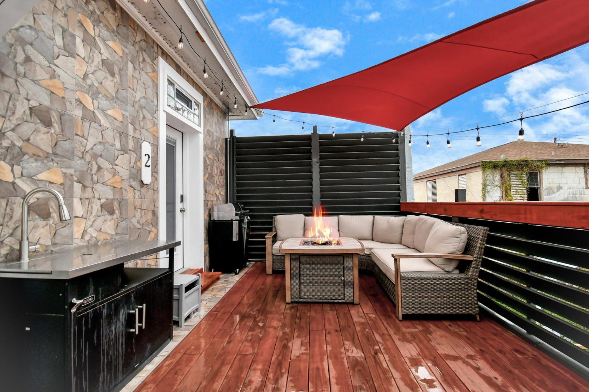 Nautical Loft With Outdoor Kitchen & Beach Access Apartment Galveston Luaran gambar